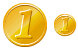 One coin icons