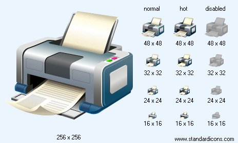 Print Icon Images