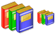 Book library icons