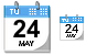 Calendar icons