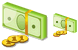 Cash icons