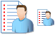 Client list icons
