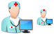 Computer doctor icons