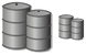 Metal barrels icons