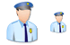 Policeman icons