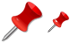 Red pin icons