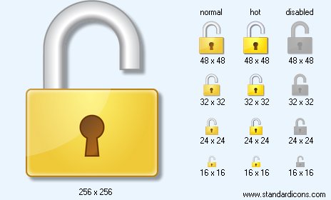 Unlock Icon Images