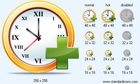 Enlarge Time Icon Images