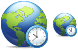 Global time icons