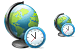 Network time icons