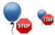 Stop event icons