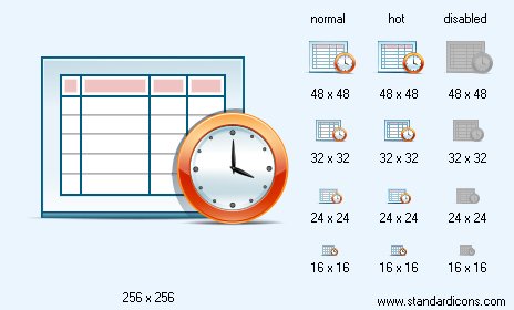 Timetable Icon Images