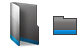 Black folder icons