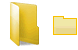 Yellow folder icons