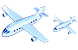 Airplane icons