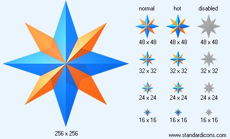 Wind Rose Icon Images