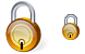 Lock icons