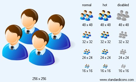 Demography Icon Images