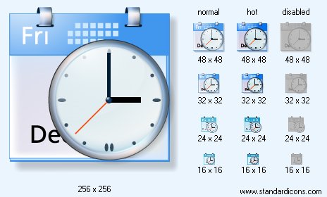 Date And Time Icon Images