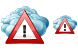 Extreme clouds icons