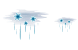 Hail with fog icons