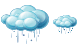 Heavy rain icons