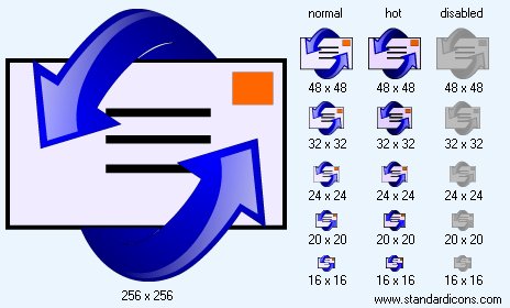 Sync E-Mail Icon Images
