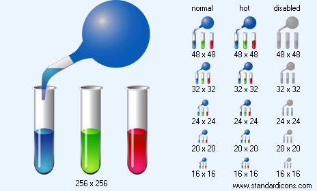 Chemical Analysis Icon Images