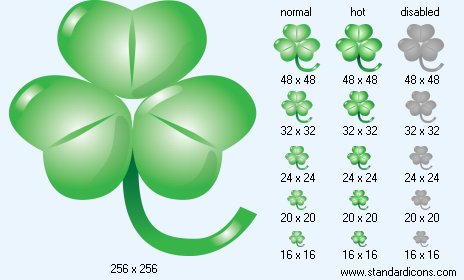 Clover Leaf Icon Images