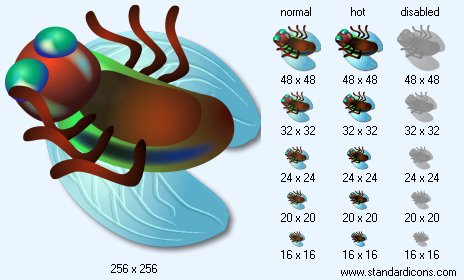 Dead Fly Icon Images