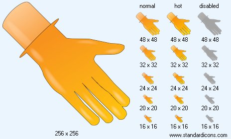 Gloved Hand Icon Images