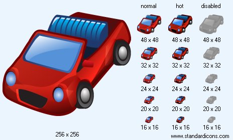 Cabriolet Icon Images