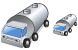 Tank truck icons