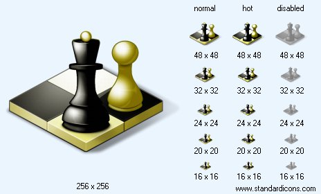 Chess with Shadow Icon Images