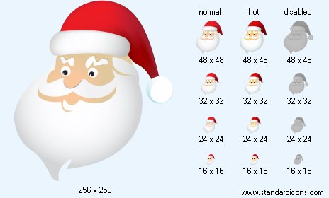 Santa Claus Icon Images