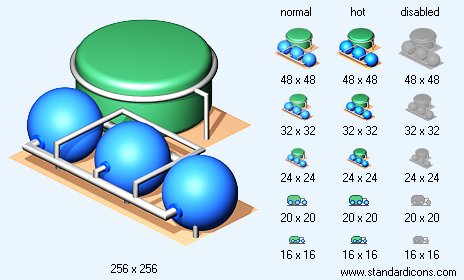 Chemical Plant Icon Images