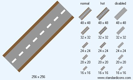 Road NE Icon Images