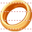 Gold ring icon