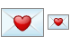 Love letter icons