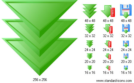 Standard Download Icons