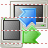 PC-PDA synchronization icon