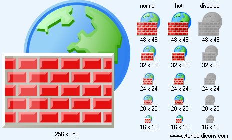 Internet Firewall Icon Images