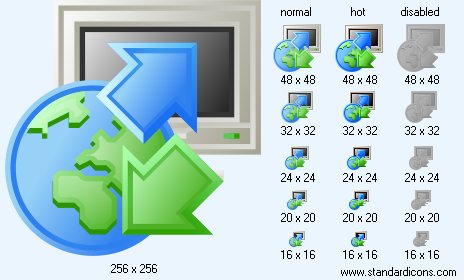 PC-Web Synchronization Icon Images