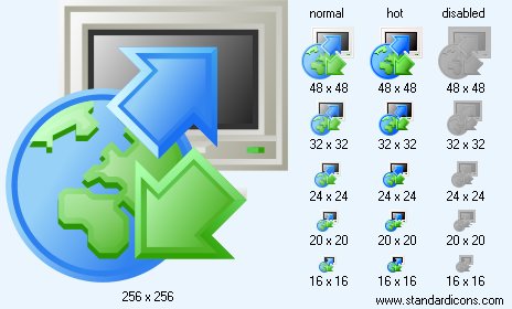 PC-Web Synchronization V2 Icon Images