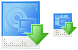 Software downloads icons