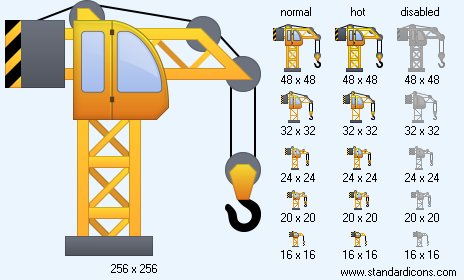 Building Crane Icon Images