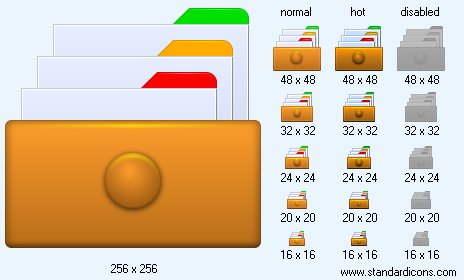 Card File Icon Images