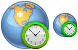 Global time icons