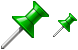 Green pin icons