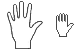 Hand icons